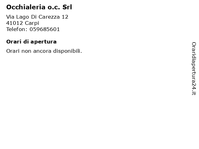 Occhialeria carpigiana clearance